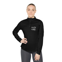 Load image into Gallery viewer, "Faith it until you make it" Women's Quarter-Zip Sweater