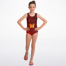 Load image into Gallery viewer, "Red Transformed Swimwear" 2T-7T
