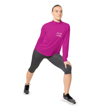 Load image into Gallery viewer, "Faith it until you make it" Women's Quarter-Zip Sweater