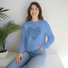Load image into Gallery viewer, "Love Heart" Heavy Blend Crewneck Sweatshirt