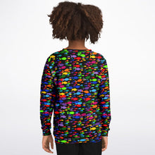 Load image into Gallery viewer, "Fish" Fleece inside Sweatshirt 2T-12T
