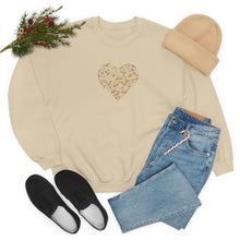 Load image into Gallery viewer, "Love Heart" Heavy Blend Crewneck Sweatshirt