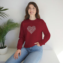 Load image into Gallery viewer, "Love Heart" Heavy Blend Crewneck Sweatshirt