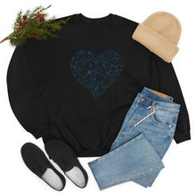 Load image into Gallery viewer, "Love Heart" Heavy Blend Crewneck Sweatshirt