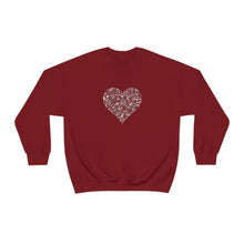 Load image into Gallery viewer, "Love Heart" Heavy Blend Crewneck Sweatshirt