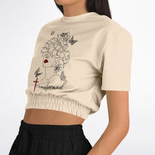 Load image into Gallery viewer, "Transformed" Cropped short sleeve sweatshirt