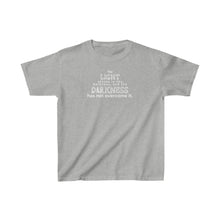 Load image into Gallery viewer, "Light in darkness" Kids 6T-18T T-Shirt