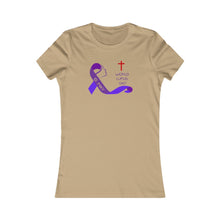 Load image into Gallery viewer, "Keep eyes on Cross - Lupus Awareness" T-Shirt Women