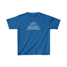 Load image into Gallery viewer, "Light in darkness" Kids 6T-18T T-Shirt