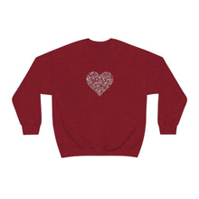 Load image into Gallery viewer, "Love Heart" Heavy Blend Crewneck Sweatshirt