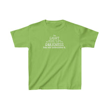 Load image into Gallery viewer, "Light in darkness" Kids 6T-18T T-Shirt