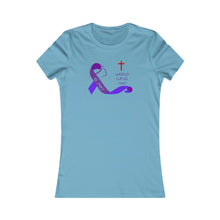 Load image into Gallery viewer, "Keep eyes on Cross - Lupus Awareness" T-Shirt Women