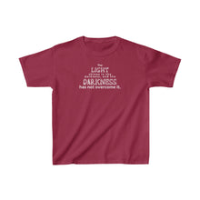 Load image into Gallery viewer, "Light in darkness" Kids 6T-18T T-Shirt
