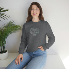 Load image into Gallery viewer, "Love Heart" Heavy Blend Crewneck Sweatshirt