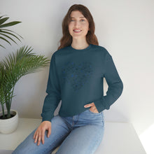 Load image into Gallery viewer, "Love Heart" Heavy Blend Crewneck Sweatshirt