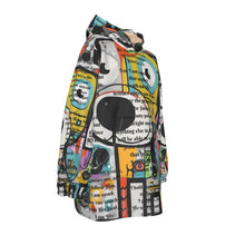 Load image into Gallery viewer, All-Over Print Kid's Sherpa Fleece Hoodie Blanket