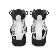Load image into Gallery viewer, "Love" All-Over Print Women's Short Boots