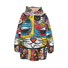 Load image into Gallery viewer, All-Over Print Kid's Sherpa Fleece Hoodie Blanket