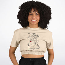 Load image into Gallery viewer, "Transformed" Cropped short sleeve sweatshirt