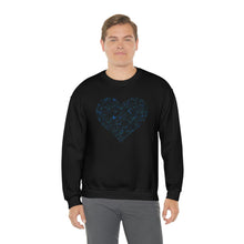 Load image into Gallery viewer, "Love Heart" Heavy Blend Crewneck Sweatshirt