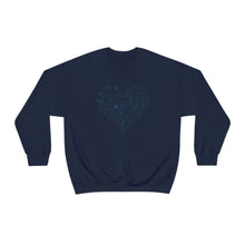 Load image into Gallery viewer, "Love Heart" Heavy Blend Crewneck Sweatshirt