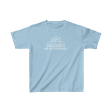 Load image into Gallery viewer, "Light in darkness" Kids 6T-18T T-Shirt