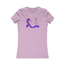 Load image into Gallery viewer, "Keep eyes on Cross - Lupus Awareness" T-Shirt Women