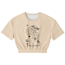 Load image into Gallery viewer, "Transformed" Cropped short sleeve sweatshirt
