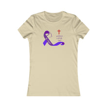 Load image into Gallery viewer, "Keep eyes on Cross - Lupus Awareness" T-Shirt Women