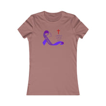 Load image into Gallery viewer, "Keep eyes on Cross - Lupus Awareness" T-Shirt Women