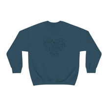 Load image into Gallery viewer, "Love Heart" Heavy Blend Crewneck Sweatshirt