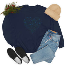 Load image into Gallery viewer, "Love Heart" Heavy Blend Crewneck Sweatshirt