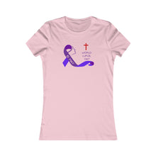 Load image into Gallery viewer, "Keep eyes on Cross - Lupus Awareness" T-Shirt Women