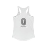 Women's -Printed on back- Racerback Tank