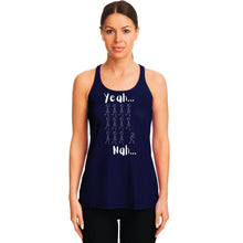 Load image into Gallery viewer, Yeah Nah Flowy Racerback Tank Top
