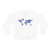 "Love the World" Heavy Blend Crewneck Sweatshirt