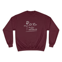 "El Roi: The God that SEES me" Champion Sweatshirt - Women