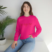 "Love Heart" Heavy Blend Crewneck Sweatshirt