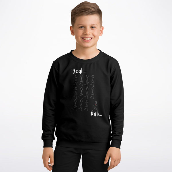 "Yeah, Nah" Kids Sweatshirt