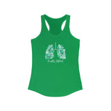 "Breathe Yahweh" Women's Ideal Racerback Tank