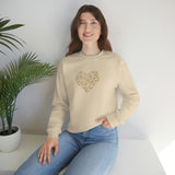 "Love Heart" Heavy Blend Crewneck Sweatshirt