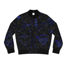 Load image into Gallery viewer, &quot;Heart&quot; Women&#39;s Bomber Jacket (AOP)
