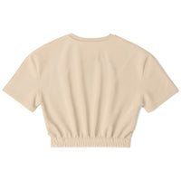 "Transformed" Cropped short sleeve sweatshirt