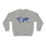 "Love the World" Heavy Blend Crewneck Sweatshirt