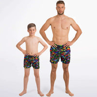 Swimwear, Father and son