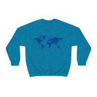 "Love the World" Heavy Blend Crewneck Sweatshirt