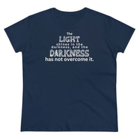 "Light in darkness" Women's Cotton Tee