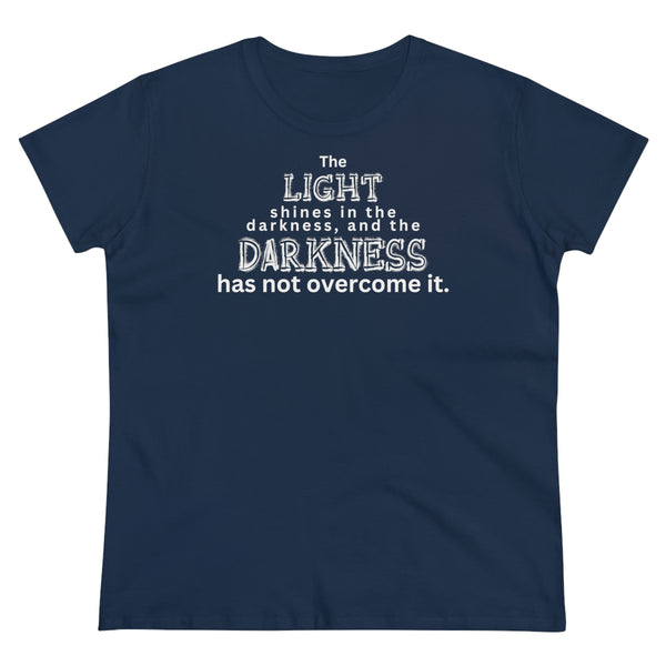 "Light in darkness" Women's Cotton Tee