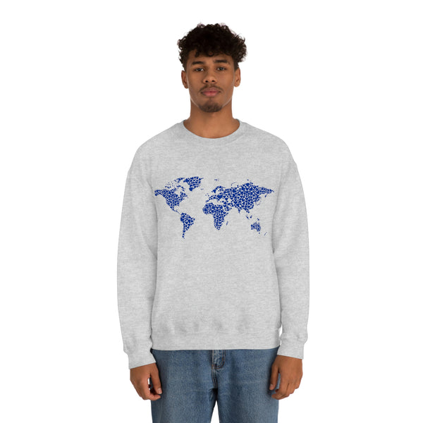 "Love the World" Heavy Blend Crewneck Sweatshirt