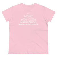 "Light in darkness" Women's Cotton Tee